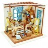 1 Pc Modèle De Maison De Poupée Bricolage Modèle De Maison De Bricolage Maison De Poupée Casse-tête 3D Construisez Votre Mais