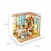 1 Pc Modèle De Maison De Poupée Bricolage Modèle De Maison De Bricolage Maison De Poupée Casse-tête 3D Construisez Votre Mais