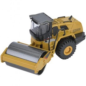 Échelle 1:50 Alliage Jouets Rouleau Compresseur, Jouets Modèles Rouleau Route, Véhicules Construction en Métal Jouet pour Enf