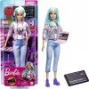 Barbie Métiers de lannée, poupée productrice de musique aux cheveux bleu clair, jouet pour enfant, GTN77