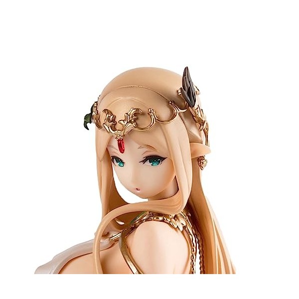 LUNK Figurine d'elfe de l'anime Lily Rerium de 13 cm - Position agenouillée - En PVC - Cadeau de collection