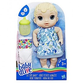 Baby Alive Lil Sips Blonde Baby Girl Doll
