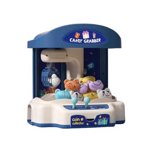 Greabuy Nouvelle Machine Poupée Enfant Poupée en Peluche Jouant Au Jeu Mini Griffe Attraper des Machines À Jouets Enfants Jou