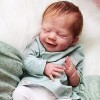 Lifelike Smile Sleeping Reborn Baby Dolls 19 Pouces Réaliste Rebon Enfant en Bas Âge Garçon/Fille en Silicone Corps Complet N