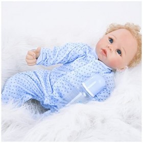 Poupées Reborn, 55 cm en silicone Reborn Baby - Cadeau pour enfants de 3 à 10 ans