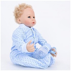 Poupées Reborn, 55 cm en silicone Reborn Baby - Cadeau pour enfants de 3 à 10 ans