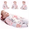 Poupées de bébé Reborn pour Tout-Petits, bébé réaliste en Silicone Doux de 22 Pouces, ressemblent à des poupées de bébé, pour