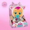 CRY BABIES Daisy le chat | Poupée interactive qui pleure de vraies Larmes avec son pyjama de chaton blanc - Poupon idéal pour