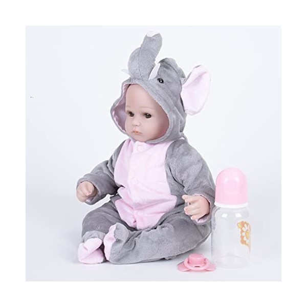 HZIXIXI Poupee pour Bebe, 16Pouces PoupéE Reborn Silicone - Poupee Bebe Fille, Cest pour Les Enfants