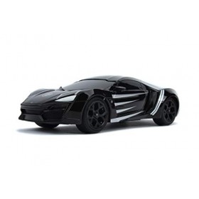 Jada Toys Marvel Black Panther Lykan Hypersport 253226001 Voiture télécommandée avec télécommande, Avant/arrière, Gauche/Droi