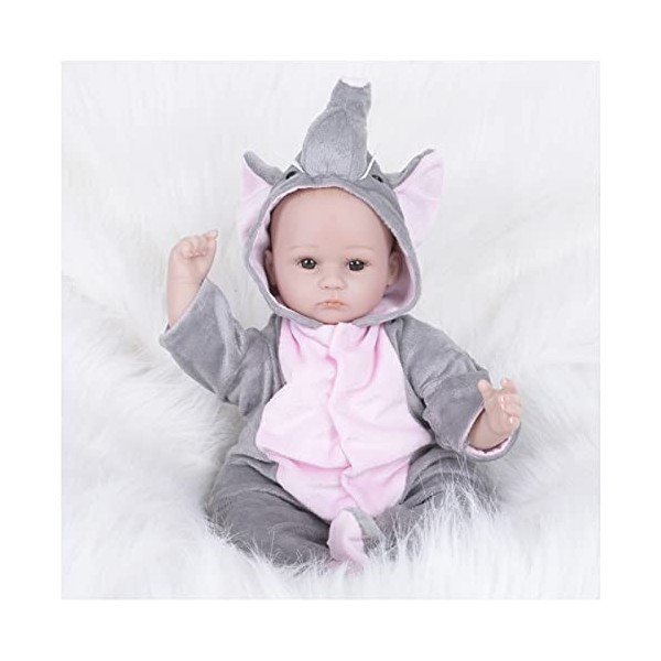 HZIXIXI Bebe Reborn Realiste - 16 Pouces Poupee Reborn Realiste Vinyl, Poupee Newborn - Cadeau De Jouet pour Enfants