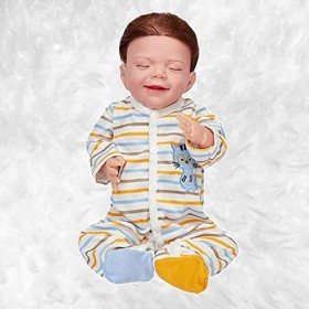 WHOQAU Poupees Reborn - 18 Pouces 46 Cm Bebe Reborn Silicone - Poupee Realiste Bebe, Cadeau De Jouet pour Enfants