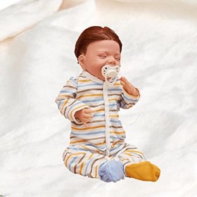 WHOQAU BéBé Reborn RéAliste Garcon, 18Pouces 46Cm PoupéE Bebe - Poupee - Meilleur Anniversaire, Cadeau De NoëL