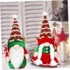 Abaodam 6 Pièces Poupée Elfe Figurine De Gnomes De Noël Ornement GNOME Père Noël Décoration De Bureau De Noël Ornement De GNO