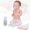 Poupee Bebe Reborn, 18Pouces Reborn Silicone Fille, Poupon Reborn Nouveau Né - Les Meilleurs Jouets pour Enfants