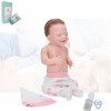 FDCQDL Poupons Reborn - 18Pouces 46Cm BéBé Reborn Fille en Silicone RéAliste - Poupee Reborn Fille Realiste danniversaire Ou