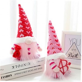 DECHOUS 10 Pièces Gnomes De La Saint-Valentin Monsieur Et Madame GNOME Nain De Mariage Décor De GNOME De La Saint-Valentin Sc