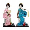 2 pièces Japonais Traditionnel Volk Kimono Geisha poupée Maiko poupée for Oriental décoratif Maison Cadeaux poupée, 030,30cm/