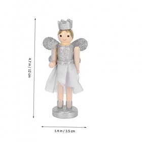 Abaodam 18 Pièces Pendentif Casse-Noisette Figurines De Casse-Noisette De Noël Casse-Noisette Ange Statue Casse-Noisette Orne