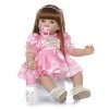 60 Cm 24 Pouces Priness Fille Réaliste Reborn Bébé Poupées Réalistes À La Main Bébés pour Enfants Jouets Robe Florale 