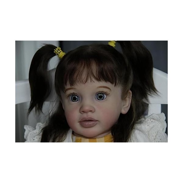 Pinky Reborn Réaliste Adorable Poupée 26 Pouces 66 cm Poupée Reborn Réaliste Lifelike Mignon Nouveau-né Reborn Baby Dolls Fil