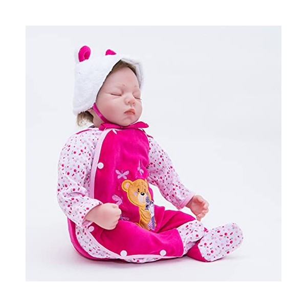 Baby Dolls – Poupée Reborn réaliste de 55,9 cm, Cant Speak, yeux fermés – Coffret cadeau pour enfants