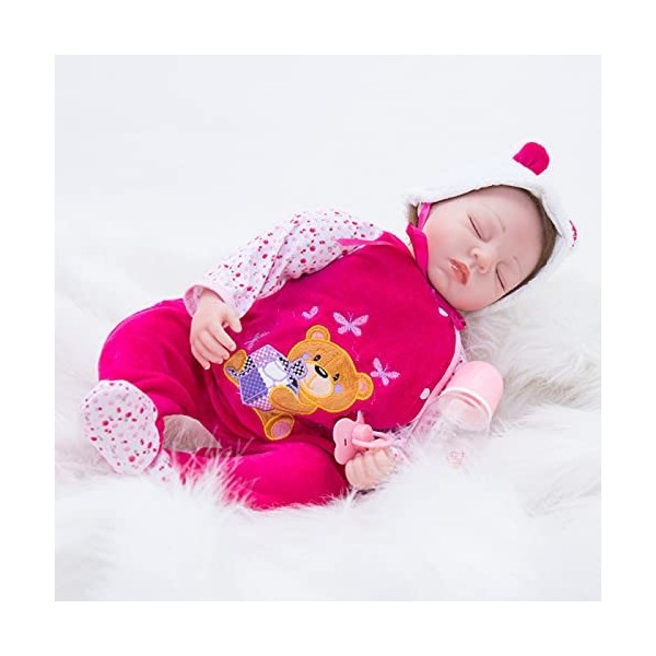 Baby Dolls – Poupée Reborn réaliste de 55,9 cm, Cant Speak, yeux fermés – Coffret cadeau pour enfants