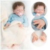 Bébés Reborn Tout-Petits, 18 Pouces 46 cm ressemblent à de Vrais bébés en Silicone, poupées Reborn Qui semblent réelles, Cade