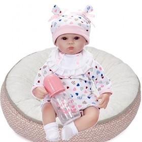 Poupées Reborn réaliste en silicone pour fille - 42 cm - Cadeaux danniversaire pour enfants