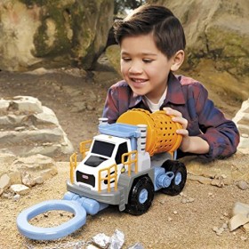 Little Tikes Big Adventures Metal Detector Mining Truck STEM Jouet - Véhicule avec Vrai Détecteur de Métaux, Mélangeur à Cail