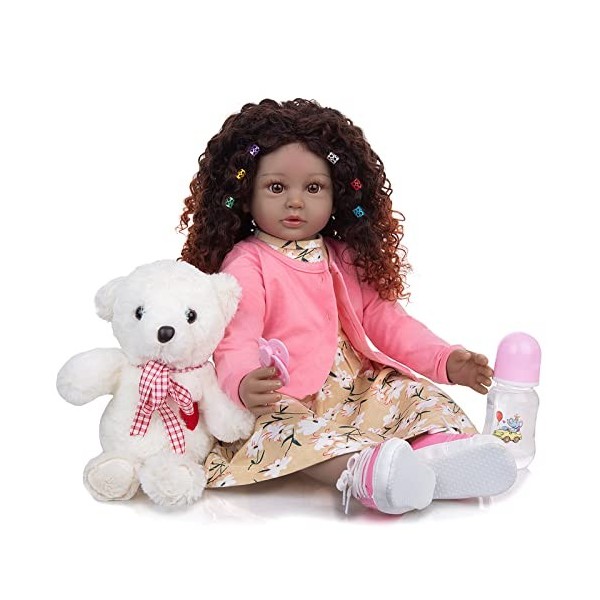 leybold Reborn Baby Dolls, réalistes de poupées Nouveau-nés, 24 Pouces / 60 cm en Silicone Artisanale.