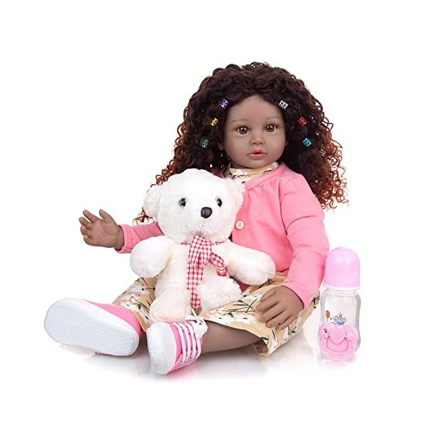 leybold Reborn Baby Dolls, réalistes de poupées Nouveau-nés, 24 Pouces / 60 cm en Silicone Artisanale.