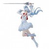 JJRPPFF Figurine Weiss Schnee, modèle de Personnage RWBY de 6,7 Pouces, Posture de Danse, Robe Blanche poupées statiques réal