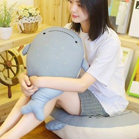 Zerodis Baleine en Peluche Doudou Jouet Baleine Poupée de Compagnie Jouet Apprentissage Peluche Aide au Sommeil pour Tout-Pet