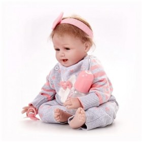 Realife Baby, poupées Souples en Silicone de 22 Pouces et 55 cm, poupées Qui ressemblent à de Vraies Personnes, Jouets pour E