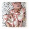 Bébé Fille en Silicone, poupées Mignonnes et Douces de 18 Pouces en Silicone, comme des poupées de bébé, Cest pour Les Enfan