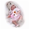 Poupées Reborn réalistes, 18 Pouces 46 cm, poupées en Silicone Faites à la Main pour Filles, bébés Qui Ont lair réels, Le Me