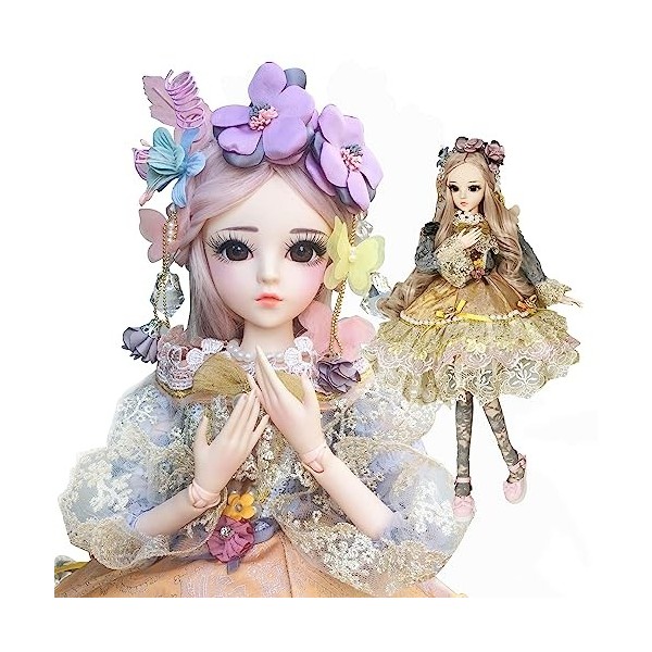 Flower Fairy Cornelia 1/3 SD Doll 60cm 24inch jointed dolls Toy Figure Bjd doll + Makeup For Surprise doll Birthday Gift