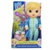 Baby Alive Hasbro E69375X0 Mix My Medicine Blonde Baby Doll- Drinks & Wets- INCL Kitty-Cat Pajamas & Doctor Accessories- Inte