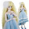 EVA BJD Blue Butterfly Poupée BJD 1/3 SD avec ensemble complet 56 cm