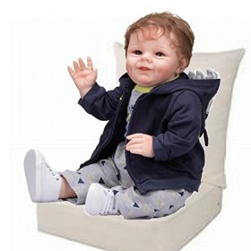 Poupées réalistes – Poupées Reborn nouveau-né en vinyle de 55,9 cm – Poupées Reborn Girls Open Eyes – Coffret cadeau pour enf