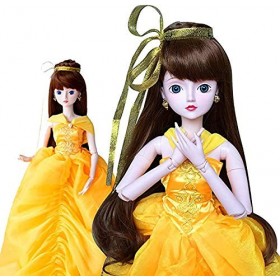 Belle For Beauty & Beast Cosplay 1/3 BJD Doll Full Set 60cm 24" ball jointed dolls BJD Toy Figure
