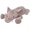 vidaXL Éléphant Jouet en Peluche XXL 120 cm Gris Poupée Enfants Bébé Décor