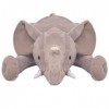 vidaXL Éléphant Jouet en Peluche XXL 120 cm Gris Poupée Enfants Bébé Décor