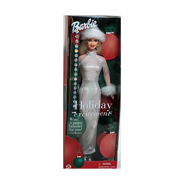 Mattel Barbie 29203 Holiday Excitement Doll with a Bracelet for You
