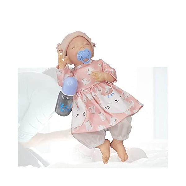 Poupées Reborn Baby Girl, 18 Pouces 46 cm en Silicone bébé Fille – Bébé Reborn réaliste – Le Meilleur Anniversaire