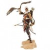 EASSL Modèle de Personnage de poupée Bayek Figure丨22,4 cm Poupée danimation Debout Statique Ornements de décoration de Burea