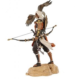 EASSL Modèle de Personnage de poupée Bayek Figure丨22,4 cm Poupée danimation Debout Statique Ornements de décoration de Burea