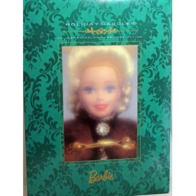 Mattel Barbie Holiday Caroler Porcelain Barbie