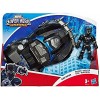 Marvel Avengers Playskool Super Hero Adventures – Voiture Black Panther et figurine 12,5 cm